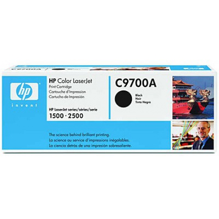 картридж hp lj color 2500 black c9700a