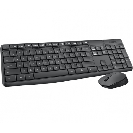 клавиатура logitech mk-235 wireless combo desktop grey (беспр.клав+беспр.мышь) (920-007948)