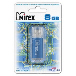 флэш-диск 8gb mirex unit black