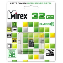 память sd card 32gb mirex micro sdhc class 10