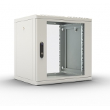 Шкаф 19" настенный 12U 600x520, дверь металл, съемные стенки, серый (ЦМО ШРН-М-12.500.1)