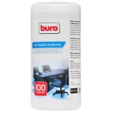 чистящие салфетки buro для поверхностей  в тубе 100 шт (bu-tsurl)