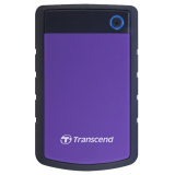 Жесткий диск внешний 2.5" 1Tb Transcend (5400/USB3.0) TS1TSJ25H3P черный/фиолетовый