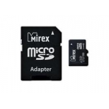 Карта памяти microSD 16Gb Mirex Class 10 без адаптера (13612-MC10SD16)